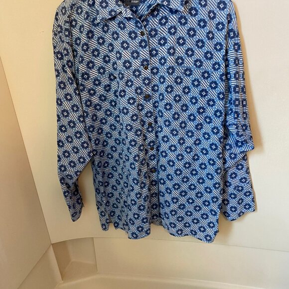 SIZE 0X SHEIN CURVE LONG ORANGE CARDIGAN - Picture 4 of 9